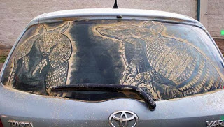 Εκπληκτική τέχνη σε σκονισμένα αυτοκίνητα - Φωτογραφία 39