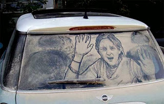 Εκπληκτική τέχνη σε σκονισμένα αυτοκίνητα - Φωτογραφία 6