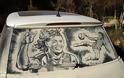 Εκπληκτική τέχνη σε σκονισμένα αυτοκίνητα - Φωτογραφία 9