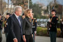 Δηλώσεις ΥΕΘΑ Δημήτρη Αβραμόπουλου και ΥΠΑΜ Αλβανίας Μimi Κodheli μετά την συνάντηση τους στο ΥΠΕΘΑ