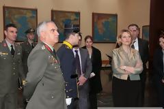 Στη Σχολή Ευελπίδων η Υπουργός Άμυνας της Αλβανίας