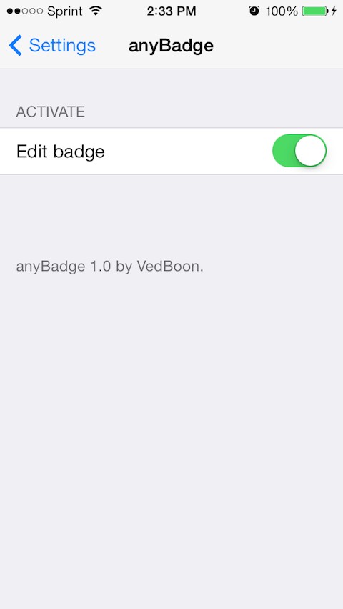 anyBadge: Cydia tweak new free - Φωτογραφία 3