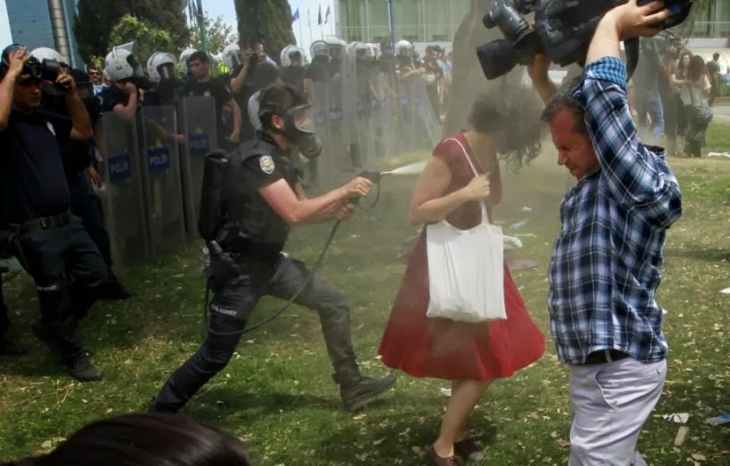 Τρία χρόνια φυλακή έφαγε ο αστυνομικός για ψεκασμό στα μούτρα μιας διαδηλώτριας - Φωτογραφία 2