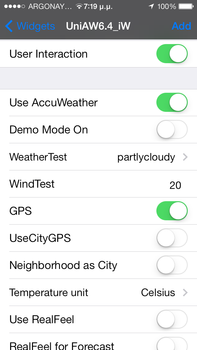 UniAW6.4_iW: Βάλτε τον καιρό στην οθόνη σας  (iWidget) - Φωτογραφία 5