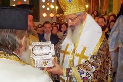 Παράδοση τεμαχίου λειψάνου Οσίου Δημητρίου εκ Μιστίου Καππαδοκίας στην Ιερά Μητρόπολη Πολυανής και Κιλκισίου