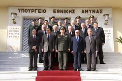 Επίσκεψη Διατελεσάντων Αρχηγών ΓΕΣ και ΓΕΕΘΑ στο Γενικό Επιτελείο Στρατού