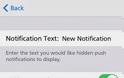 Notification Privacy: Cydia tweak new free...κρύψτε τις ειδοποιήσεις χωρίς να τις απενεργοποιήσετε