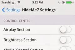 HideMe7: Cydia tweak new ($0.99) ...κρύψτε οτιδήποτε σας ενοχλεί
