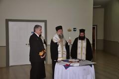 Κοπή πίτας στη Διοίκηση Ελικοπτέρων Ναυτικού από τον Μητροπολίτη Κηφισίας