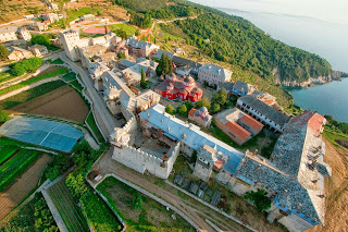 Πρθ: Το Άγι﻿ον Όρος απ﻿ό ψηλά - Mount Athos - Φωτογραφία 12