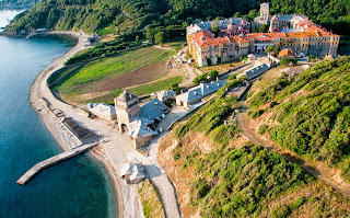 Πρθ: Το Άγι﻿ον Όρος απ﻿ό ψηλά - Mount Athos - Φωτογραφία 14