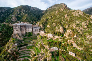 Πρθ: Το Άγι﻿ον Όρος απ﻿ό ψηλά - Mount Athos - Φωτογραφία 27