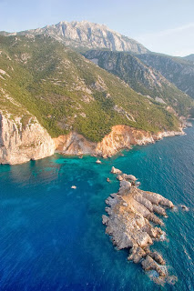 Πρθ: Το Άγι﻿ον Όρος απ﻿ό ψηλά - Mount Athos - Φωτογραφία 9