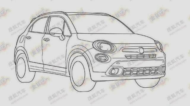 Νέα σκίτσα για το επερχόμενο crossover FIAT 500X - Φωτογραφία 3