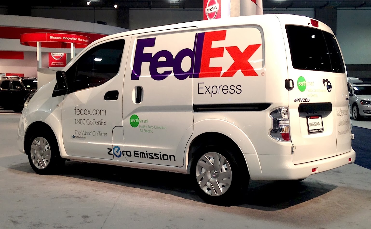 Δοκιμές στην Αμερικανική Ήπειρο, για τo ηλεκτροκίνητο e-NV200 της Nissan, από τις ταχυδρομικές υπηρεσίες FedEx των ΗΠΑ και της Βραζιλίας, αντίστοιχα - Φωτογραφία 1
