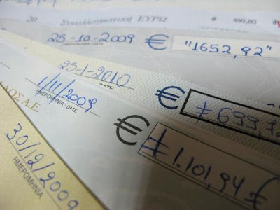 Ακάλυπτες επιταγές: Άλμα στα 500 εκ. ευρώ το πρώτο τρίμηνο - Φωτογραφία 1