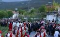 Εκατοντάδες λαού τίμησαντον Άγιο Γεώργιο στην Ακολουθία του Εσπερινού στο Ελαιοχώρι της Αρκαδίας