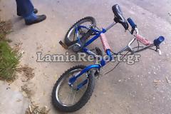 Λαμία: Αυτοκίνητο παρέσυρε και τραυμάτισε παιδάκι με ποδήλατο