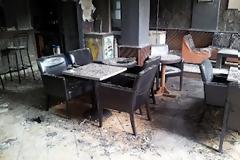 Στάχη και αποκαΐδια σε καφετέρια στο Καρπενήσι