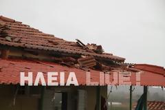 Ηλεία: Τους πήρε και τους σήκωσε - Ανεμοστρόβιλος έπληξε χωριά του Πύργου