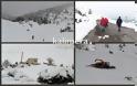 50 πόντους έφτασε το χιόνι στη βάση του Χιονοδρομικού Κέντρου στην Αρκαδία! - Φωτογραφία 1