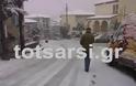 Καστοριά: Χιονίζει ασταμάτητα από το μεσημέρι - Φωτογραφία 7