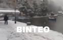 Βίντεο από την σφοδρή χιονόπτωση στην Καστοριά!