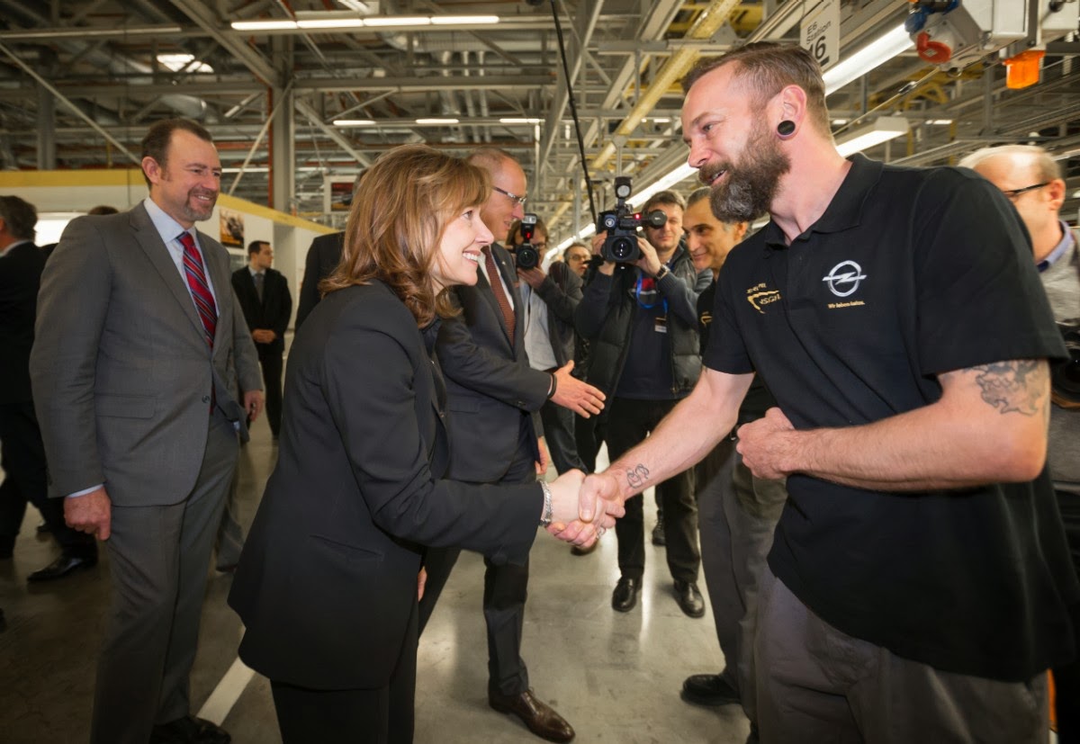 Επίσκεψη της Mary Barra, Νέας CEO της GM, στο Rüsselsheim - Φωτογραφία 2