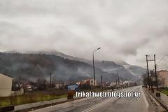 Χιόνισε και στην Πύλη Τρικάλων
