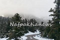 Έπεσαν τα πρώτα χιόνια στην ορεινή Ναυπακτία