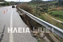 Ηλεία: Δρόμος μοντέλο κατέληξε... σμπαράλια