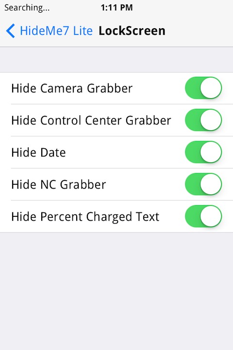 HideMe7 Lite: Cydia tweak  new free - Φωτογραφία 2