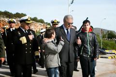Δήλωση ΥΕΘΑ Δημήτρη Αβραμόπουλου μετά το πέρας της επιμνημόσυνης δέησης στη μνήμη των Πεσόντων της Ναυτικής Αεροπορίας και των Πεσόντων Αξιωματικών στα Ίμια