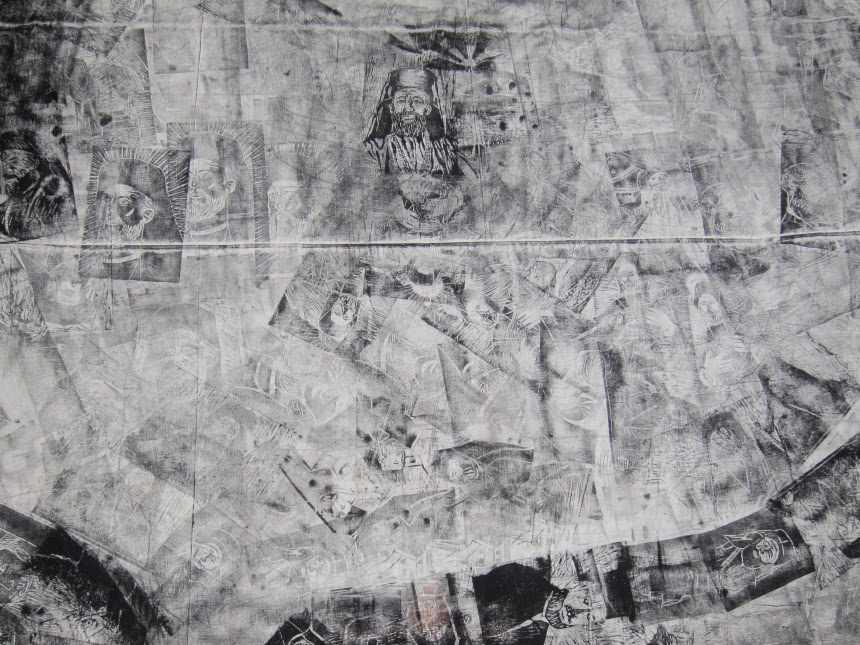Μεγάλων διαστάσεων πανό με την προσωπογραφία του Αρχιεπισκόπου Μακαρίου Γ΄ - Φωτογραφία 2