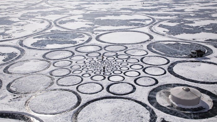 Παγωμένο… έργο Τέχνης σε λίμνη! - Φωτογραφία 5