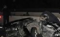 Εικόνες καταστροφής από το τροχαίο δυστύχημα στην Αθηνών-Λαμίας - Νεκρός ένας 35χρονος οδηγός