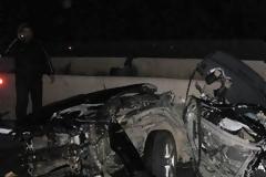 Εικόνες καταστροφής από το τροχαίο δυστύχημα στην Αθηνών-Λαμίας - Νεκρός ένας 35χρονος οδηγός