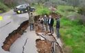 Σοβαρές ζημιές σε δρόμους της Μεσσηνίας από βροχοπτώσεις