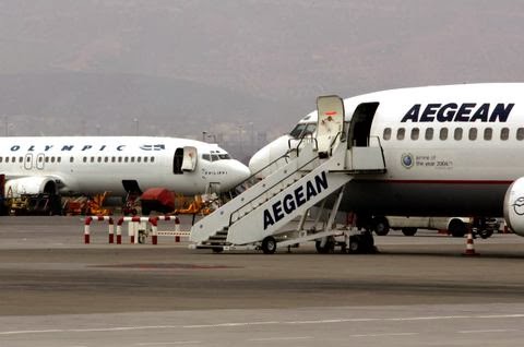 «Γέμισαν» τα αεροπλάνα Aegean και Olympic - Φωτογραφία 1