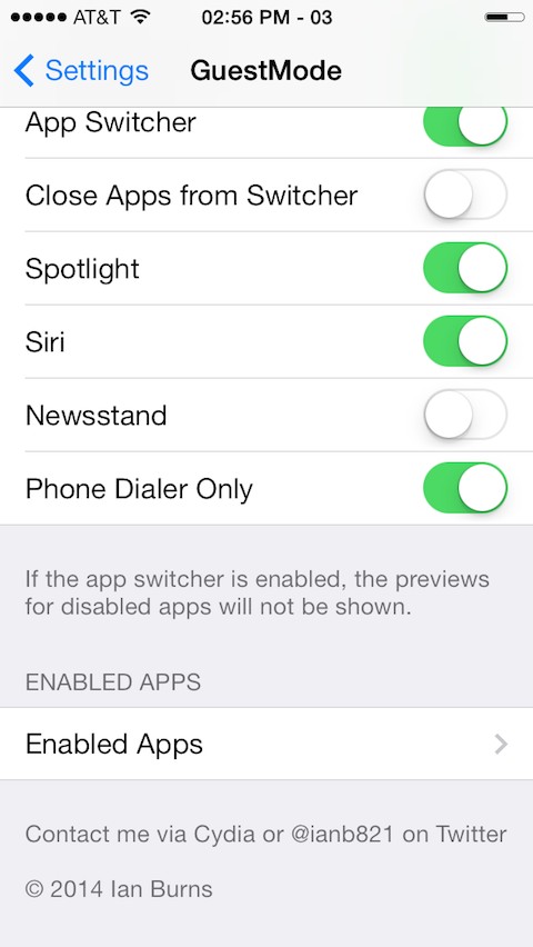 GuestMode: Cydia tweak new v1.0.0-1 ($0.99) - Φωτογραφία 3