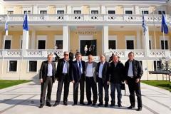 Επίσκεψη Περιφερειάρχη Αττικής σε έργα στη Σαλαμίνα