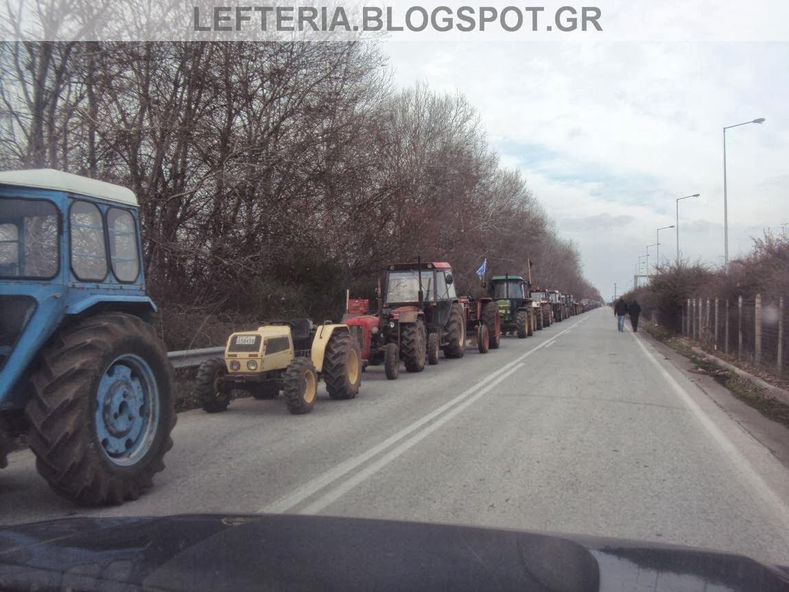 Ενισχύουν τα μπλόκα οι αγρότες της Πιερίας - Φωτογραφία 2