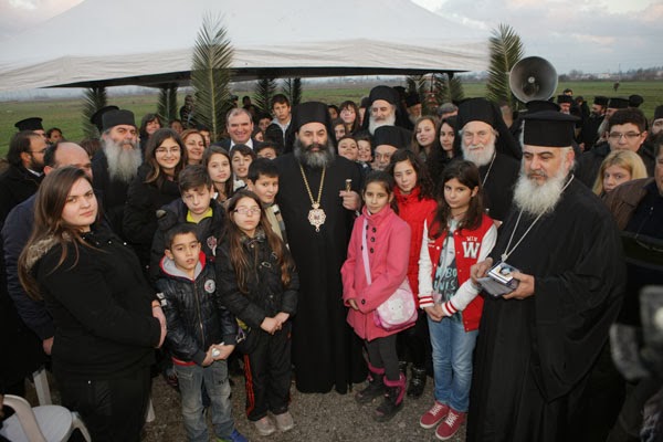 Δήμος Λαγκαδά: Θεμελίωση νέου Ιερού Ναού προς τιμήν του Οσίου Πορφυρίου - Φωτογραφία 2