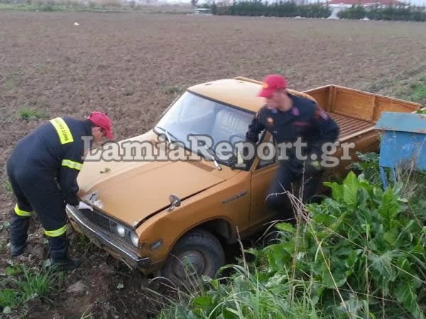 Λαμία: Τροχαίο λόγω εγκεφαλικού στο δρόμο Λαμία - Μοσχοχώρι - Φωτογραφία 6