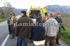 Λαμία: Τροχαίο λόγω εγκεφαλικού στο δρόμο Λαμία - Μοσχοχώρι