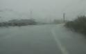 Σφοδρή καταιγίδα στη Λιβαδειά. Με δυσκολία η κυκλοφορία των οχημάτων - Φωτογραφία 3