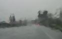 Σφοδρή καταιγίδα στη Λιβαδειά. Με δυσκολία η κυκλοφορία των οχημάτων - Φωτογραφία 4