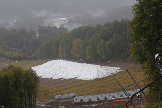 Στοκ 400.000 τόνοι χιονιού για να σωθούν οι χειμερινοί Ολυμπιακοί Αγώνες στο Σότσι - Φωτογραφία 3