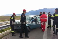 Λαμία: Τραυματίστηκε Λαμιώτης σε τροχαίο στην Εθνική Οδό