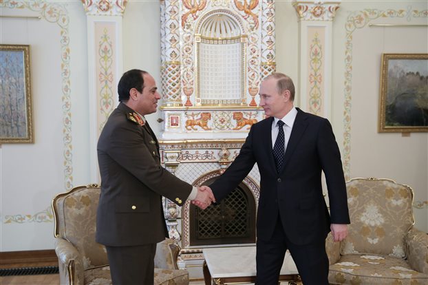 Ο Πούτιν υποστηρίζει τον στρατάρχη Σίσι για την προεδρία στην Αίγυπτο - Φωτογραφία 1